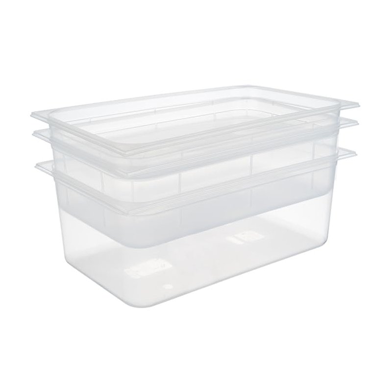 APS GN 1/2 bac PP, 325×265×100 mm, transparent, 5,9 litre